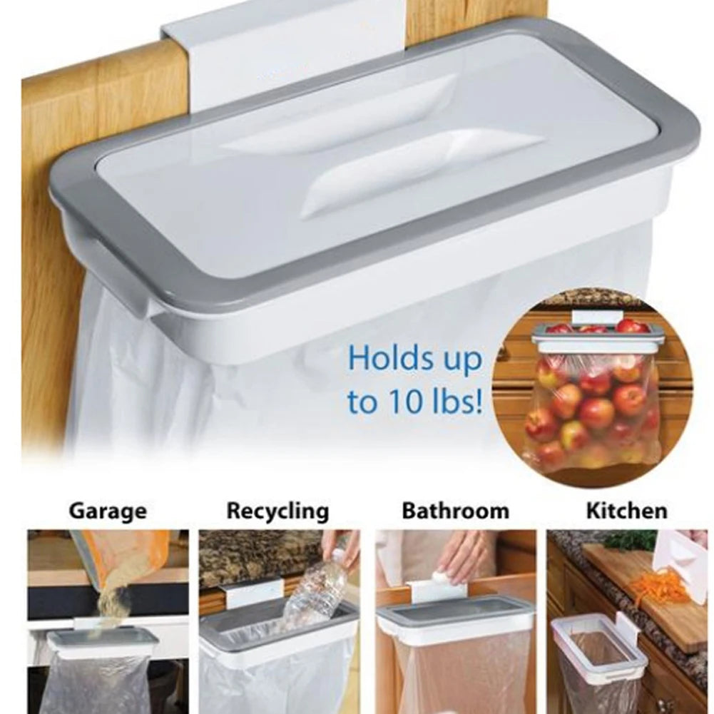 Portable Plastic Garbage Hanging Bag Kitchen