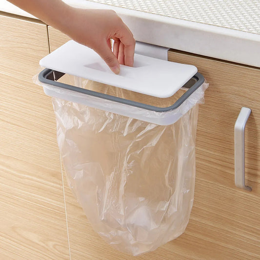 Portable Plastic Garbage Hanging Bag Kitchen