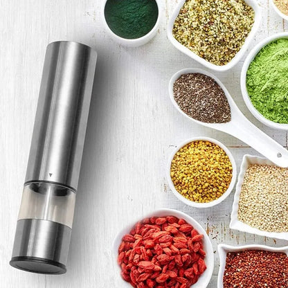 Stainless Steel Electric Pepper Grinder Spices