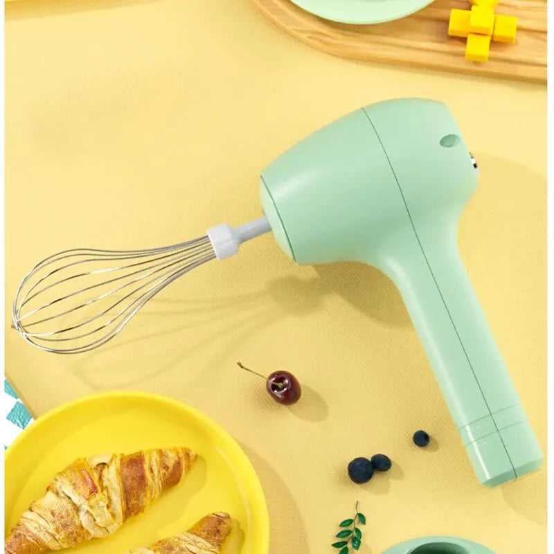 USB Electric Milk Frother Garlic Chopper Masher