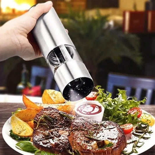 Stainless Steel Electric Pepper Grinder Spices